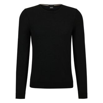 HUGO BOSS Dames, Truien, Zwart, Maat: L Wol