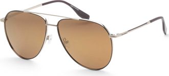 Karl Lagerfeld Unisex 59mm Gold Sunglasses KL360SN-712-59