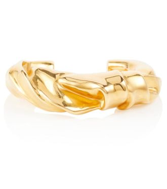 Loewe Twisted brass arm cuff