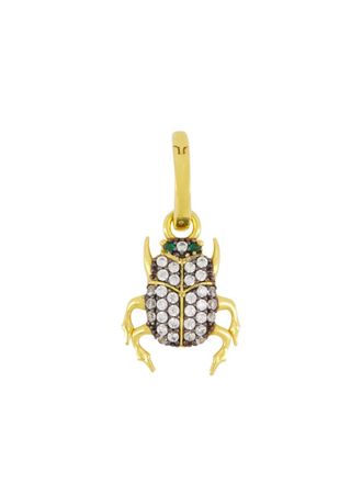 Begum Khan 24kt vergulde Scarab oorbel - Goud