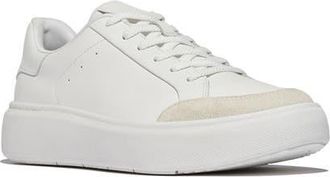 FitFlop RTG leather/suede sneakers in Urban White at Nordstrom, Size 8.5