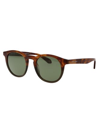 Giorgio Armani Mens Sunglasses Havana Red-Opal Olive Green Acetate Red/opal