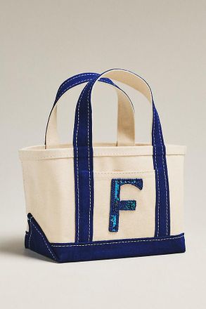 Maeve The Hartley Monogram Mini Canvas Tote by Maeve
