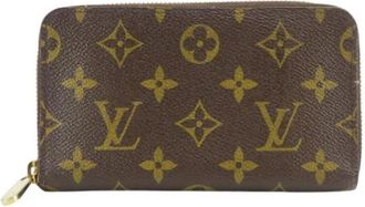 Louis Vuitton Pre-owned Wallets, female, Brown, Size: ONE SIZE Pre-owned Vintage Canvas Wallet