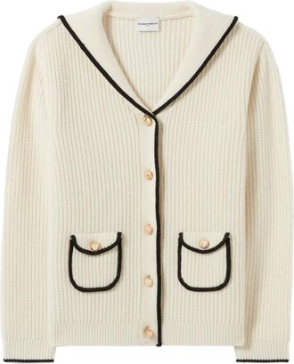 Claudie Pierlot Cardigan a maglia spessa - Bianco