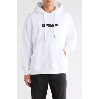 Off-white Spray Arrow Skate Hoodie in White-Black at Nordstrom Rack, Size Xx-Large