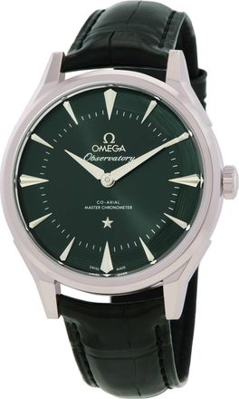 Omega Constellation Observatory Hand Wind Green Dial Unisex Watch 14013392110001