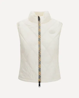 Burberry Gilet Cheswick senza maniche imbottito Woman L