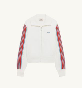 Autry GIACCA A ZIP INTERA IN MAGLIA DI VISCOSA DONNA