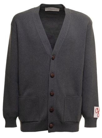 Golden Goose Grey V Neck Cardigans