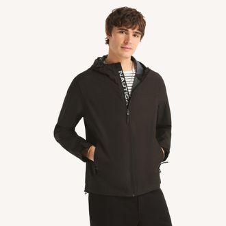 Nautica Mens Packable Seam-Sealed Jacket