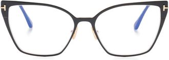 Tom Ford Eyewear Occhiali a farfalla - Nero