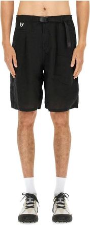 Undercover Linnen Shorts - Heren - Korte Broeken - Zwart - XL - Linnen - Korte Broeken