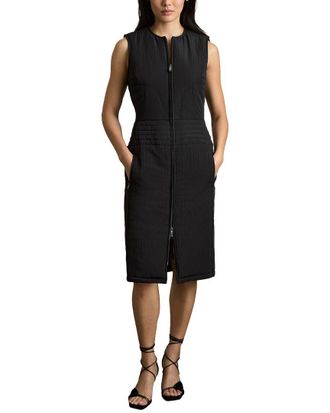 Reiss Mahlon Quilted Sleeveless Dress