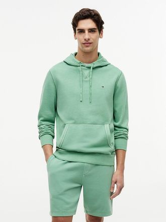 Tommy Hilfiger Mens Terry Hoodie - Green - XXXL