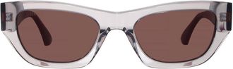 Gucci Brown Cat Eye Ladies Sunglasses GG2116S 005 52