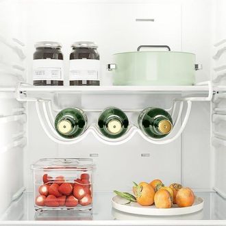 OEM Estante De Almacenamiento Para Refrigerador - Estante Met&aacute;lico Para Cerveza 33&times;31&times;11,5 Cm, Blanco