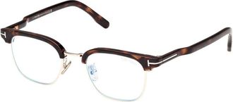 Tom Ford Mens Black Browline Eyeglass Frames FT5932-D-B 052 47