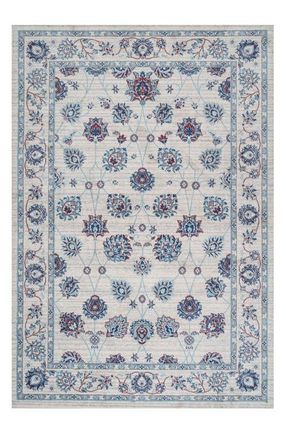Jonathan Y Designs Modern Persian Vintage Moroccan Traditional Area Rug in Ivory/blue/red at Nordstrom, Size 2Ft 0In X 8Ft 0In