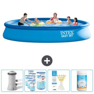 Intex Piscina Easy Set Redonda - 457x84 Cm - 7-piezas Scb85