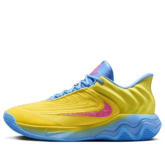 Nike Giannis Immortality 4 EP Lightning University Blue Barely Volt Hyper Pink FQ3681-700