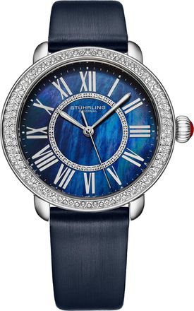 St&uuml;hrling Aurelia 4068 Womens 40mm - Blue Stainless Steel - One Size