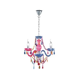 Trio Ara&ntilde;a 3 Brazos L&uuml;ster Multicolor Colgantes Decorativos Iluminaci&oacute;n
