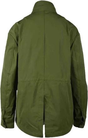Love Moschino Womens Green Polyester Parka Clothing