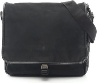 Prada Vintage, unisex, Zwart, ONE Size, Nylon, Pre-owned Nylon Cross Body Bag