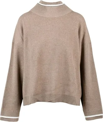 Brunello Cucinelli Donna, Maglie, Beige, M, new