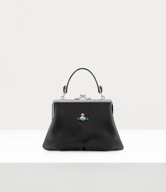 Vivienne Westwood Granny Frame Purse Nappa Leather Black One Size Unisex