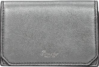 Pineider Herrens Dokumentenhalter aus Silber/Asbestleder