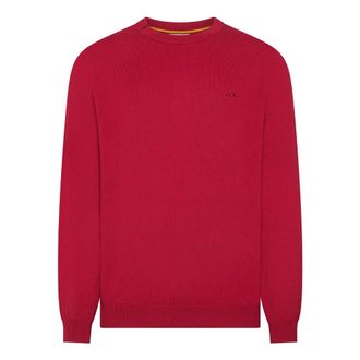 Sun 68 Jersey de cuello redondo - Knitwear - Hombre - Rojo - 2XL