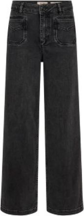 Mos Mosh Colette Jeans - Dames - Loose Fit Jeans - Grijs - W33 - Katoen - Jeans