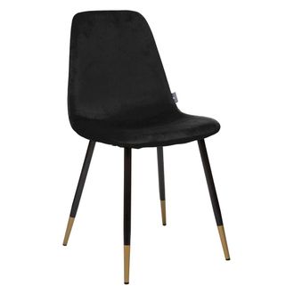 Atmosphera Silla tyka Negro De Terciopelo - Atmosphera Cr&eacute;ateur DInt&eacute;rieur
