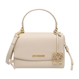 Love Moschino Dames, Tassen, Beige, Maat: ONE Size Leer