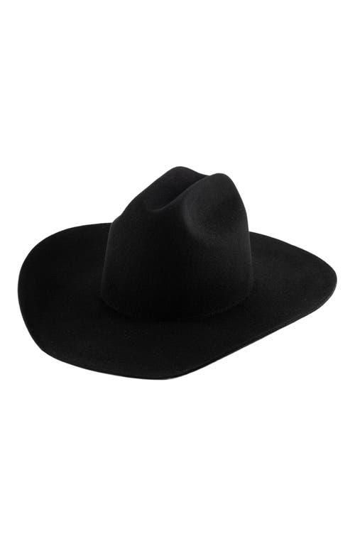 Gigi Pip Dakota Wide Brim Felt Hat in Dark Green at  display picture 2