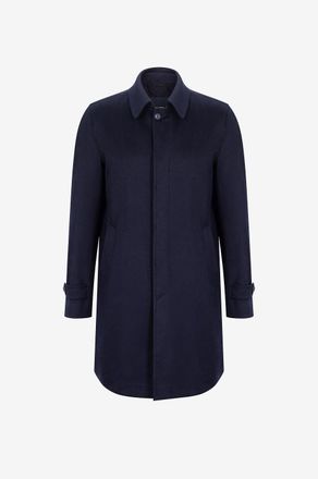 Herno Einreihiger Mantel aus Kaschmir