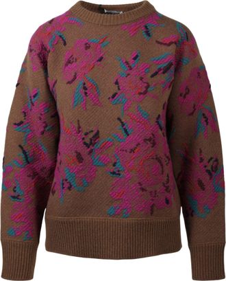 Ferragamo Floral Wool Sweater