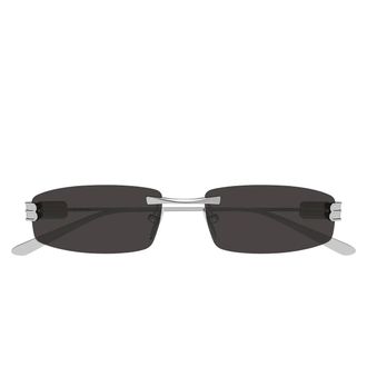 Balenciaga Sunglasses Bb0488 S 001 Ruthenium/Gray For Men