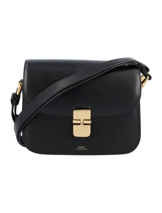 A.P.C. Black Grace Small Crossbody Bag