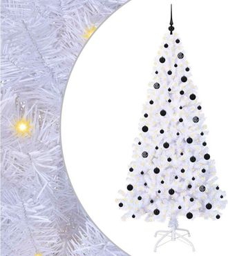 vidaXL &Aacute;rbol De Navidad Artificial Con 300 Led 210 Cm Pvc Y Acero Vidaxl