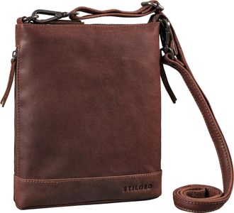 STILORD Koko Handbag Women Soft Leather Small Shoulder Bag Genuine Leather Hobo Bag Womens Shoulder Bag Vintage Bag with Zip, Colour:torres - brown