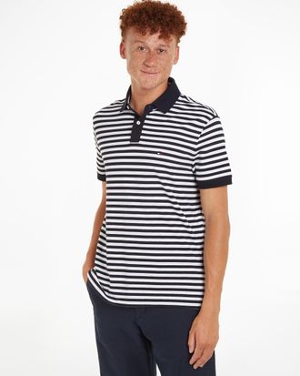 Tommy Hilfiger Core 1985 Regular Mens Polo Shirt - Blue - Size Large