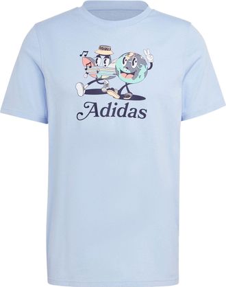 adidas originals Enjoy Summer Graphic Tee Blue Dawn IT8187