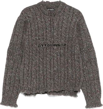 Ottolinger Maglione a maglia spessa - Grigio