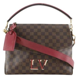 Louis Vuitton Pre-owned Handbags, female, Brown, Size: ONE SIZE Pre-owned Damier Canvas Shoulder Bag