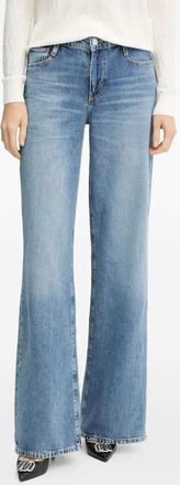 Guess Co triangle-logo jeans - women - Lyocell/Cotton - 29/34 - Blue