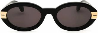 Palm Angels Grey Oval Unisex Sunglasses PERI094 1007 53
