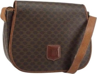 Celine Pre-owned Cross Body Bags, female, Brown, Size: ONE SIZE Pre-owned Vintage Crossbody Bag